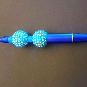 Custom made beaded pen
